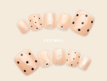 FAST NAIL 荻窪駅前店【パラジェル/ジェルネイル専門/定額/マグネット/フットネイル】/ワンホン/ニュアンス【12349】