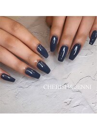 ネイビーネイル