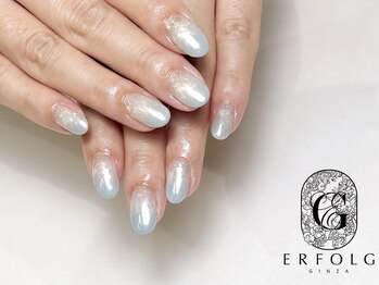 グラデーション&ホワイトミラー