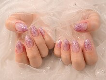 美人ネイル+ 品川高輪店/美人ネイル 品川 ラメグラデ