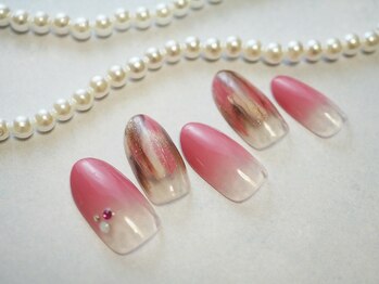 ネイルサロン ブランシュール(Nail Salon Blancheur)/ピンクニュアンスネイル