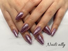 ネイルズアリー 立川店(Nails ally)/グリッター×ラメ×ユニコーン