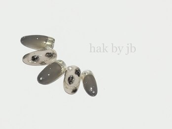 ハク ネイル バイジェービー 稲毛(hak nail byjb)/定額　11000　くすみべっ甲