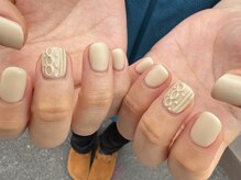 スノー ドロップ(Snow drop)/ニットネイル