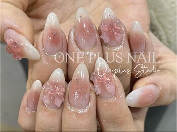 ワン プラス(ONE PLUS)/春人気飽きないチークネイル