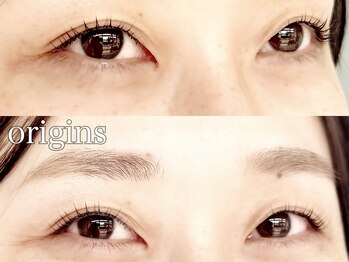 ネイルアンドアイラッシュ オリジンズ(Origins)の写真/《大人気のつけ放題メニューが豊富なサロン!!》ダメージを最小限に抑えた長持ちまつ毛カールも大好評◎