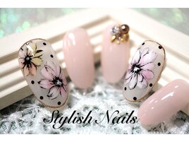 フラワー（ハンドペイント）
