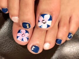 手描きフラワー