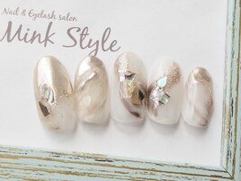 ニュアンスミラーネイル