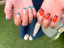 美フレンチ＋ベースカラー