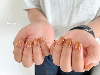 フェリークネイル(feerique nail)/秋ネイル/ワンカラー/圓山