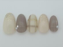 ネイルサロン アビー グランデュオ蒲田店(abbie)/ホワイトチェック¥11451