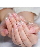 たゆ ネイル(たゆnail)/キラキラピンクネイル