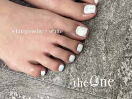 ワンカラー＋ホワイトパウダー