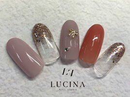 H-828大人シンプルリボンネイル