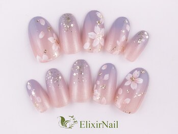 エリクサーネイル 西武新宿(Elixir Nail)の写真/【定額シンプル系★選べる最新350種¥7980】会社が厳しいOLさんでも楽しめるデザインを豊富にご用意♪