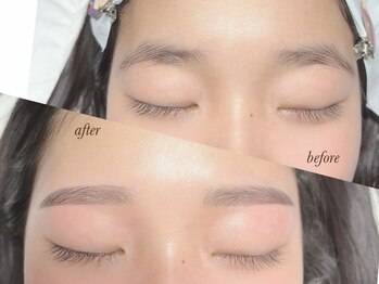 アイブロウ&まつげパーマ mi-Re【ミーレ】【3/20オープン（予定）】/眉山をなくして平行に