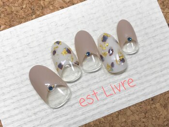 エストリブレ(estLivre)/ホワイトべっ甲