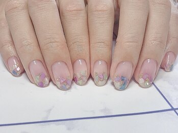 ティーエス ネイル ガーデン(T.S Nail Garden)/クリアシェルデザイン