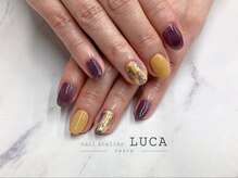 ネイルアトリエルカ(nail atelier LUCA)/W-342 大人ハロウィンネイル