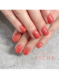 ジューシーオレンジネイル