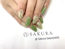 ネイルサロン サクラ(SAKURA)/大理石ネイル☆