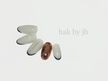 ハク ネイル バイジェービー 稲毛(hak nail byjb)/定額　7900　くすみべっ甲