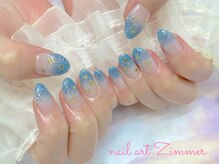 ネイルアート ジマー/クリアニュアンス/韓国ネイル