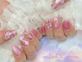 ネイルアート ジマー/60minart/パラジェル/韓国リボン