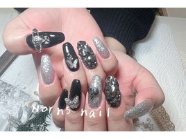 埋め尽くしキラキラネイル