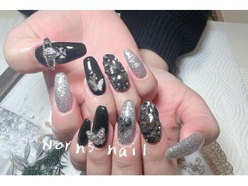 埋め尽くしキラキラネイル