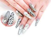 ネイルコレクション ピンク(Nail Collection Pink)/長さだしジェル★マグネット：豹