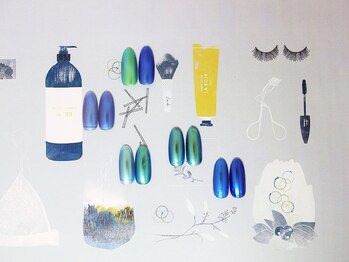 ティーエヌ 名古屋矢場町店/ミラーネイル¥5980