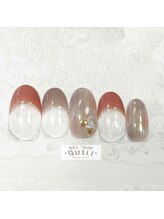 ネイルサロン クイル(QUILL)/11月くすみカラー（２）