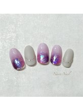 ナナネイル(Nana.Nail)/ラメグラデーションネイル