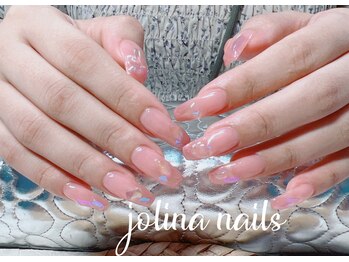 ジョリーナ ネイルズ 鶴見(Jolina Nails)/氷ネイル　チップ長さ出し