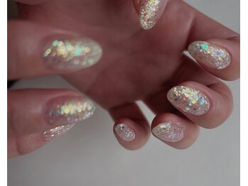 キースネイルアトリエ(keeth nail atelier)/glitterワンカラー 6500円