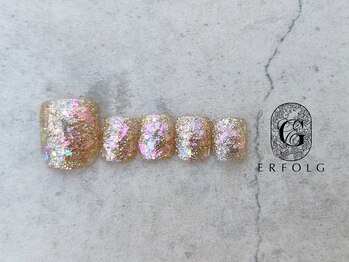 エアフォルク 銀座(ERFOLG)/【フット】ラメMIX☆夏本番に！