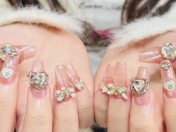 ウサギネイル 新大久保店(usagi nail)/ハートネイル