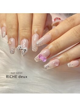 リッシュ ドゥ(RICHE deux)/ガーリーラメグラデーション