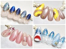 ララァネイル(Lalah Nail)の雰囲気（【定額トレンドアート/¥8000】全て手描きアートになります♪）