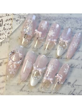 エムプラスネイル 新宿(M+Nail)/クリスマスネイル