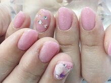 ネイルサロン 爪吉/桜色♪ネイル☆