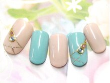 オハナレイ LEALEA FITNESS&SPA 東戸塚店内/エレガントストーンネイル