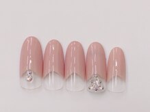 プルミエ ネイル(Premier Nail)/NEW!上品！変形フレンチ