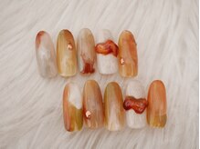 リットネイル(Lit nail)/オータムブラウン