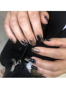 チャイ 大阪上本町店(chai)/ブラックネイル