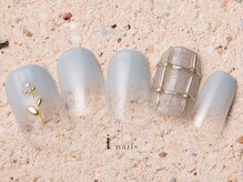 アイネイルズ 町田店(I nails)/グラデーション春チェック7980円