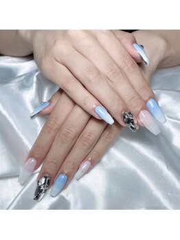 レディスペネイル ノマエ 名駅店(Redispe nail nomae)/シンプルキラキラネイル