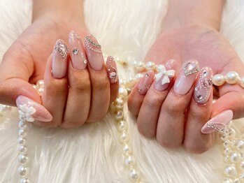 ハチハチネイル(88-nail.)の写真/お好きな色をお選び頂けます☆トレンドを抑えたカラーやストーン、パーツの種類も豊富で、理想の指先に☆